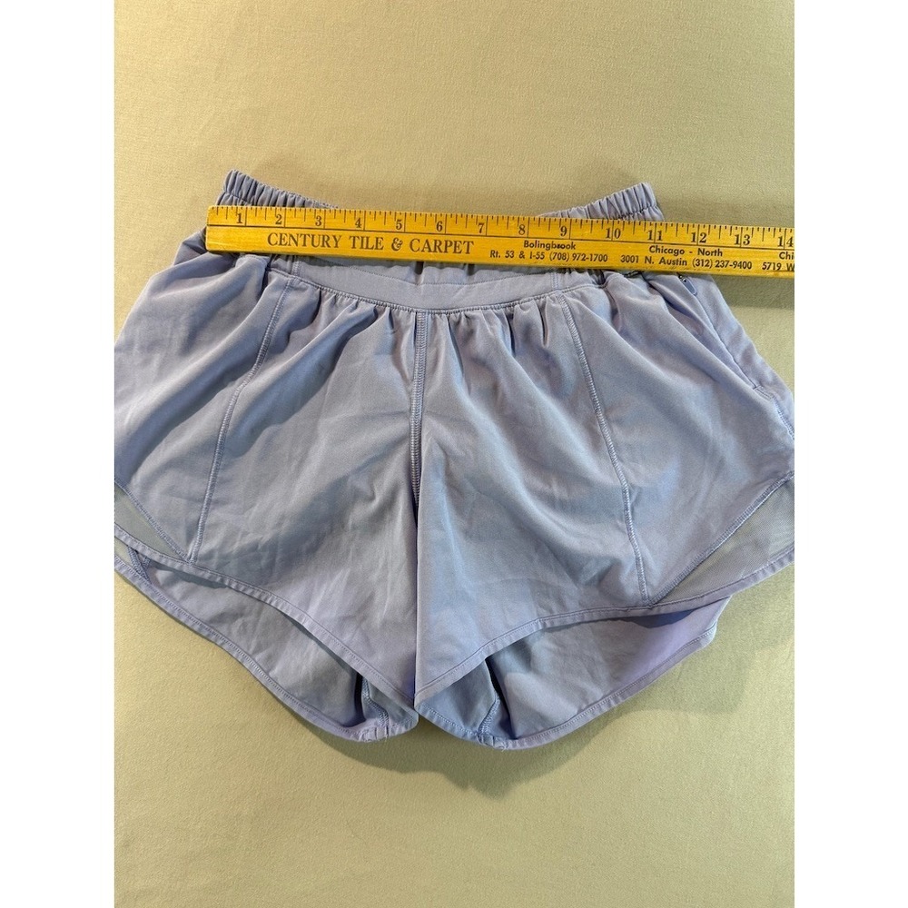 Lululemon Hotty Hot Shorts 4" High Rise Purple Athletic Running Women - Picture 3 of 5